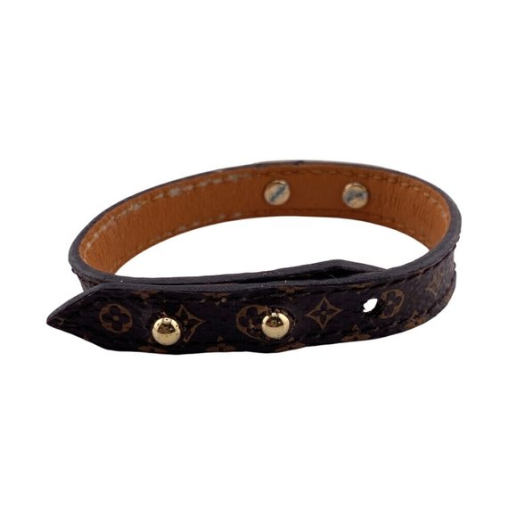 LOUIS VUITTON Brown Monogram Charm Bracelet - Picture 3 of 11